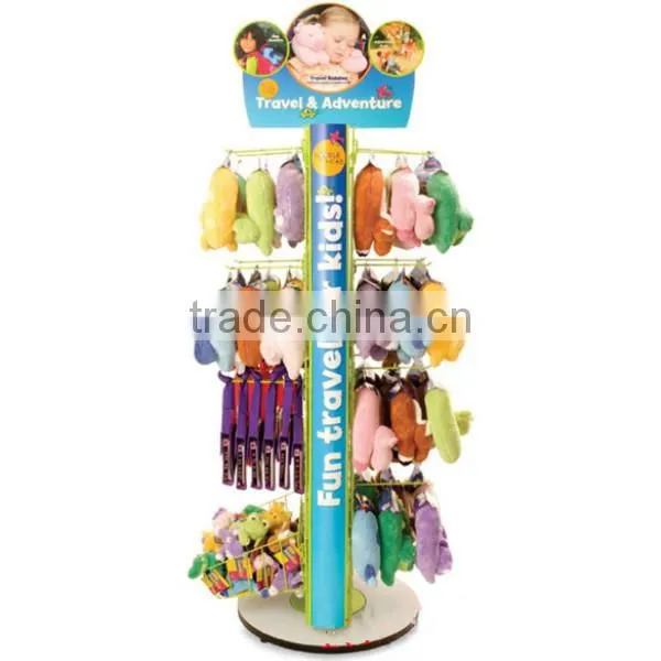 removable supermarket hanging metal toy display rack