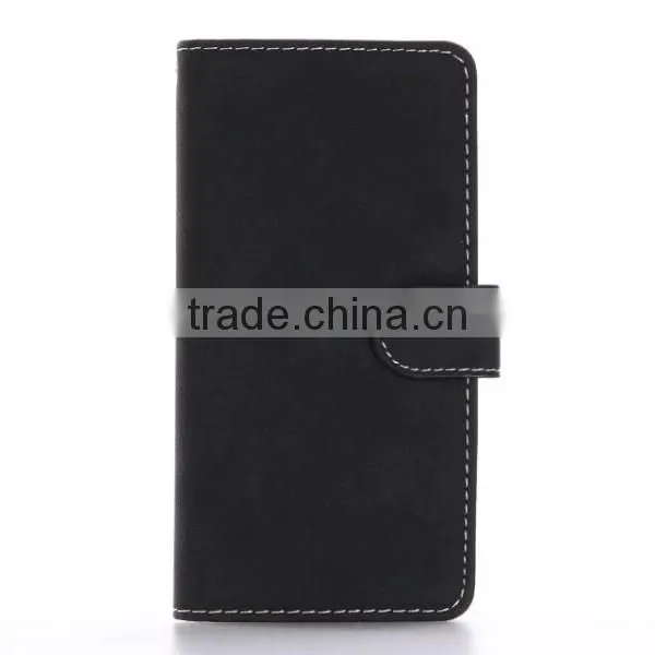 2017 Hot Sale Retro Matte Flip Wallet Leather Phone Case For iPhone 7