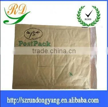 custom printed Self-adhesive kraft paper foil bubble Courier bag