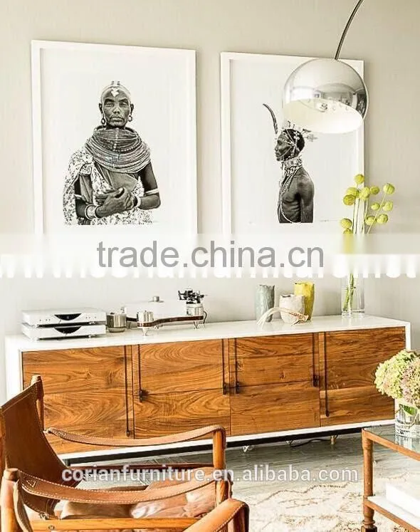 Stylish design solid wood acrylic solid surface corian home hotel side cabinet