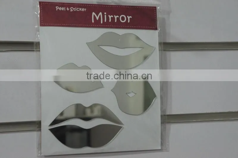 Sexy Lips Wall Mirror Sticker