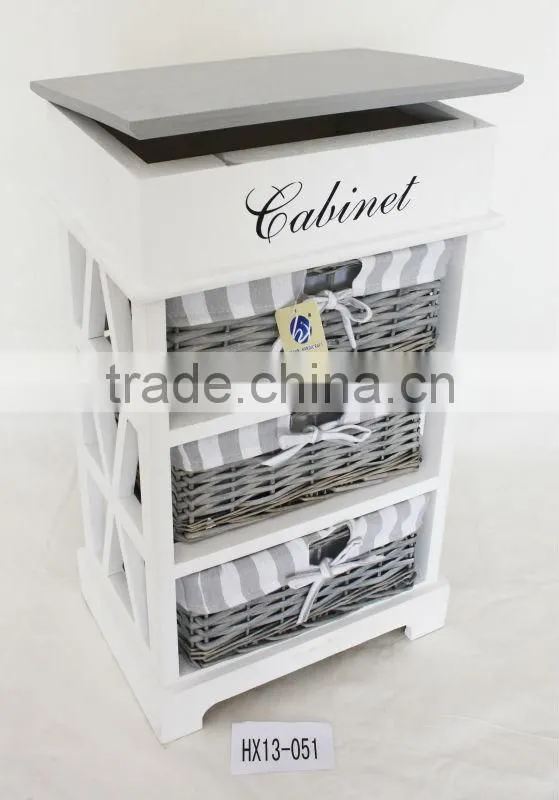 2013 newly arrival vintage furniture closets of woven drawer