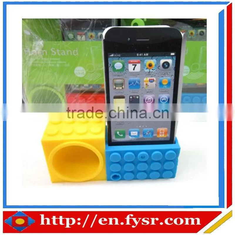 silicone mini speaker silicone cellphone loudspeaker