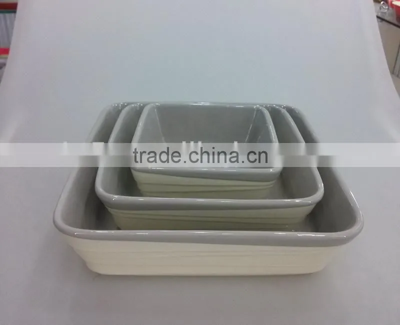 microwave safe cheap ceramic bakeware without handles