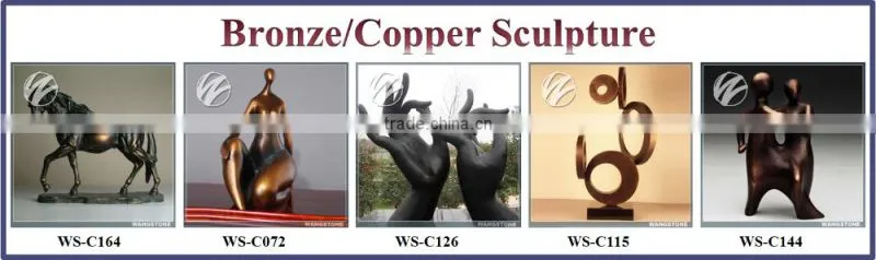 Factory customized decoration brass garden sculpture