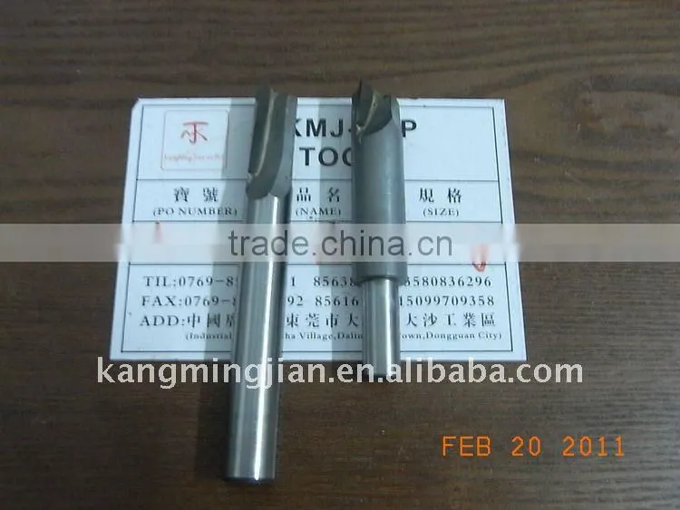 high performance Long blade cleaning bottom straight router bit, cnc woodworking endnmills