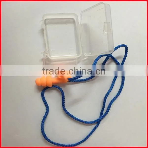industrial safety earplug wholesalers with cotton string earplugs