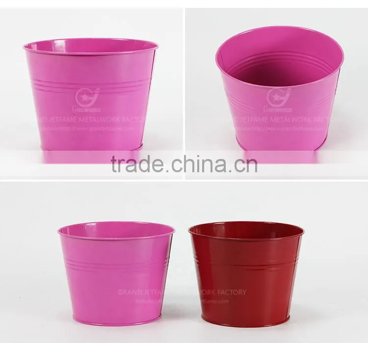 decorative plant pot covers outdoor metal garden galvanised plant pots
