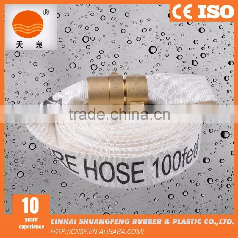 Reasonable & acceptable price fire resistant hose with different couplings