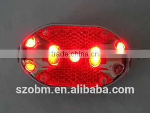 Hot- selling LED light for bike, Bicycle Rear Brake Light 7-mode 9*LED Bicycle Tail Light