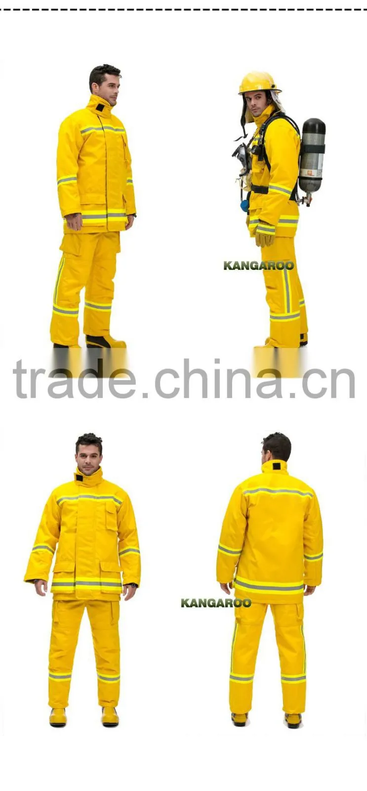 Winter Fireproof Uniforms For Adults Men