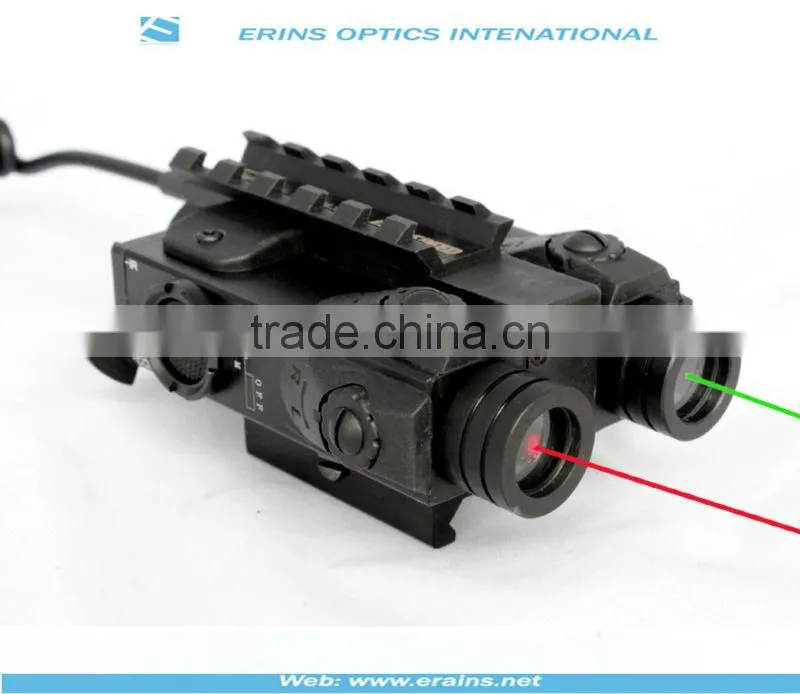 New Military standard Dual Red laser scope and Green laser sight combo