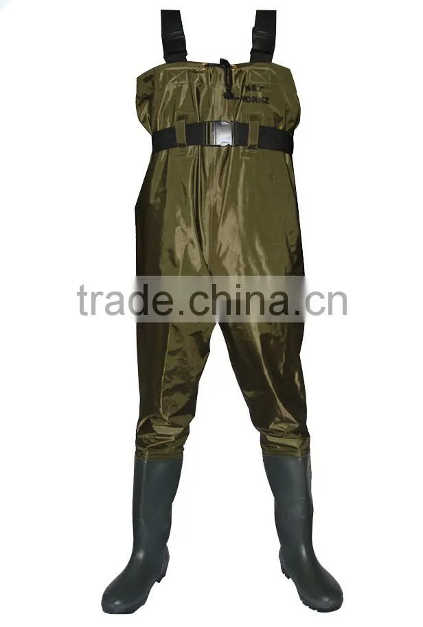 PVC Nylon Chest Wader For Fishing