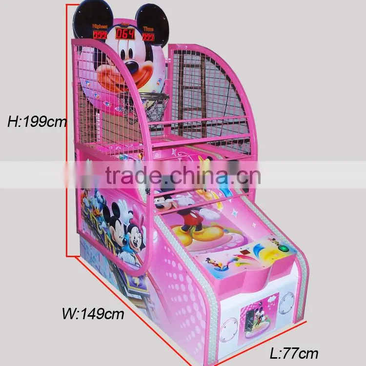 USA hot sale coin operated arcade street Basketball Game Machine DFLB-4