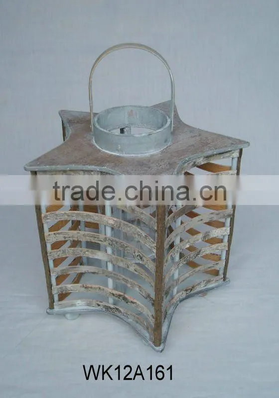 2013 New designed flower bamboo hanging lantern paper lantern