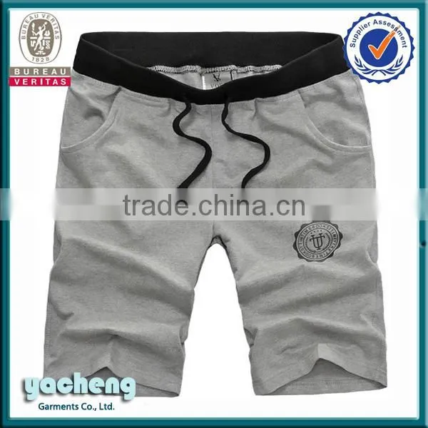 high quality sport shorts man palazzo pants 100% cotton track pants mens sports short track pants