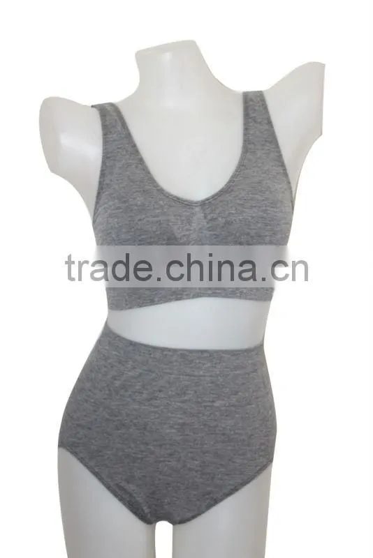 Custom genie bra set with removable pads/sexy genie bra wholesale