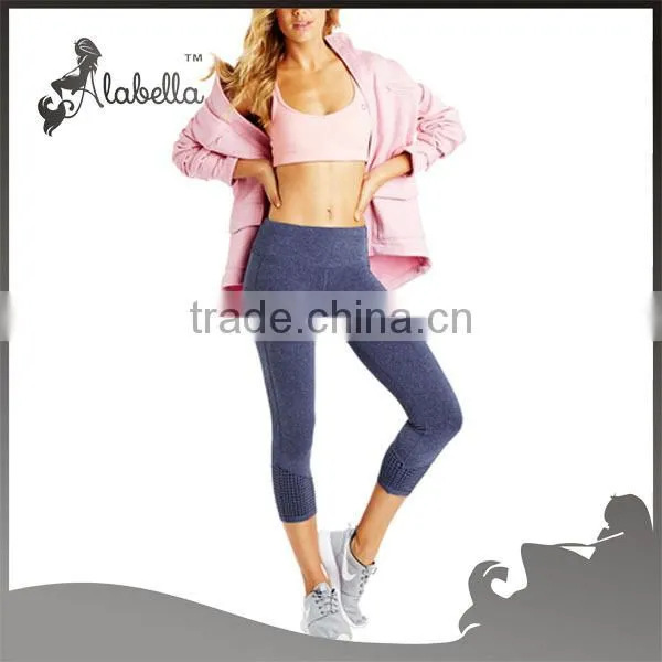 Custom design SUPPLEX nylon and spandex/lycra capri tights