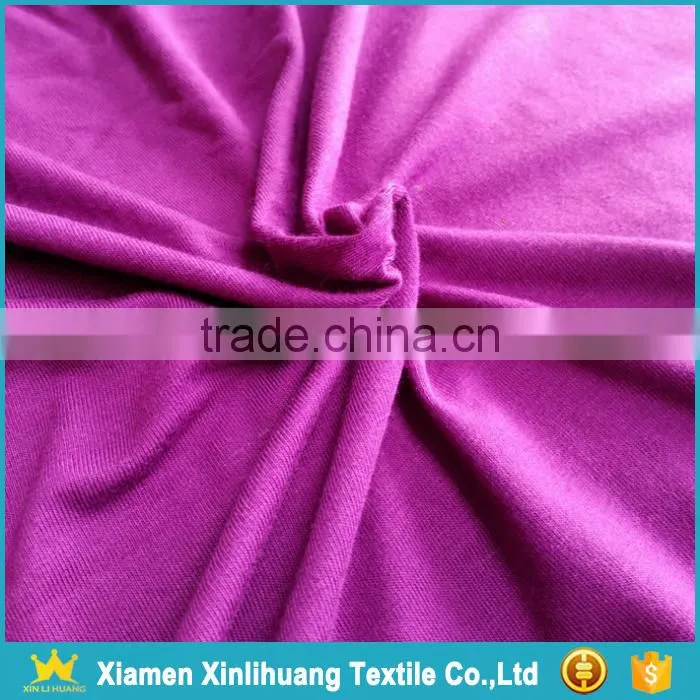 New Design 30SR+20DSP 95 Rayon 5 Spandex Blend Single Jersey Knitted Fabric