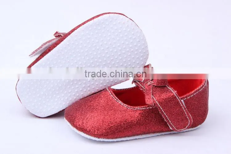 214 brand new infant baby girls glitter shoes fashion newborn baby soft cotton prewalker baby shoe