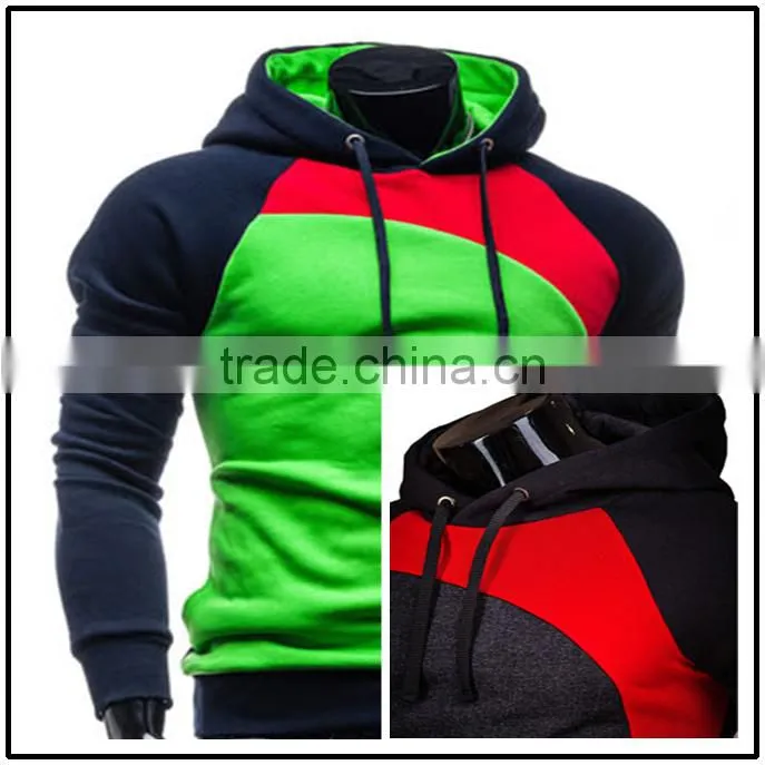high quality long sleeve men gym hoodies