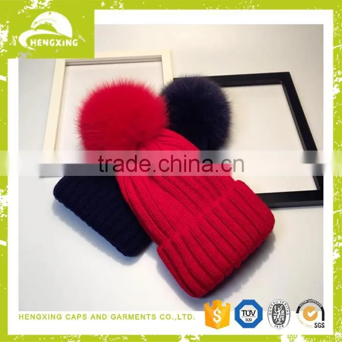 Cheap Pom Pom mens beanie