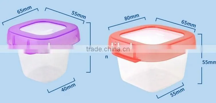 Baby Food Storage Container with Freezer Tray baby food supplement portable storage box