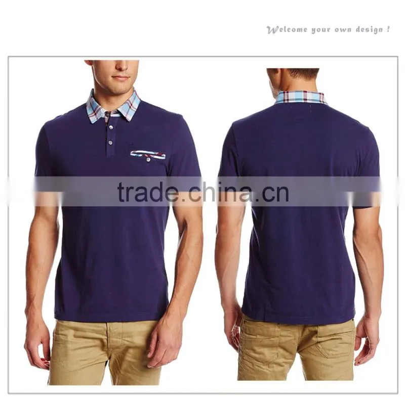 Custom The Best Quality Fit Mens Short Sleeve Polo T Shirt Blank