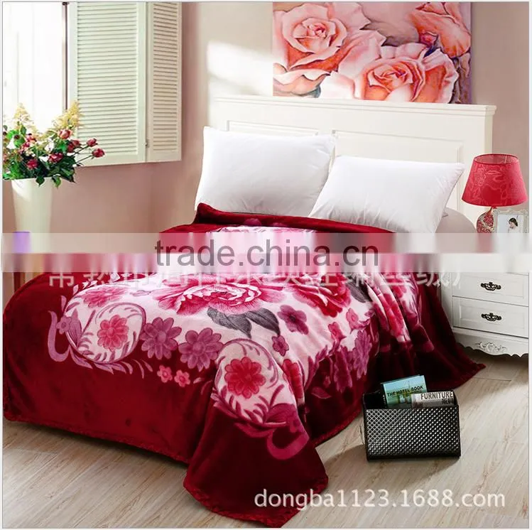 Stock Fall and Winter the new thickening raschel blanket