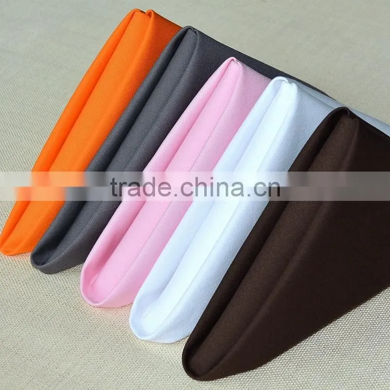 100% polyester napkin /hotel napkin/wedding napkin with cheap price