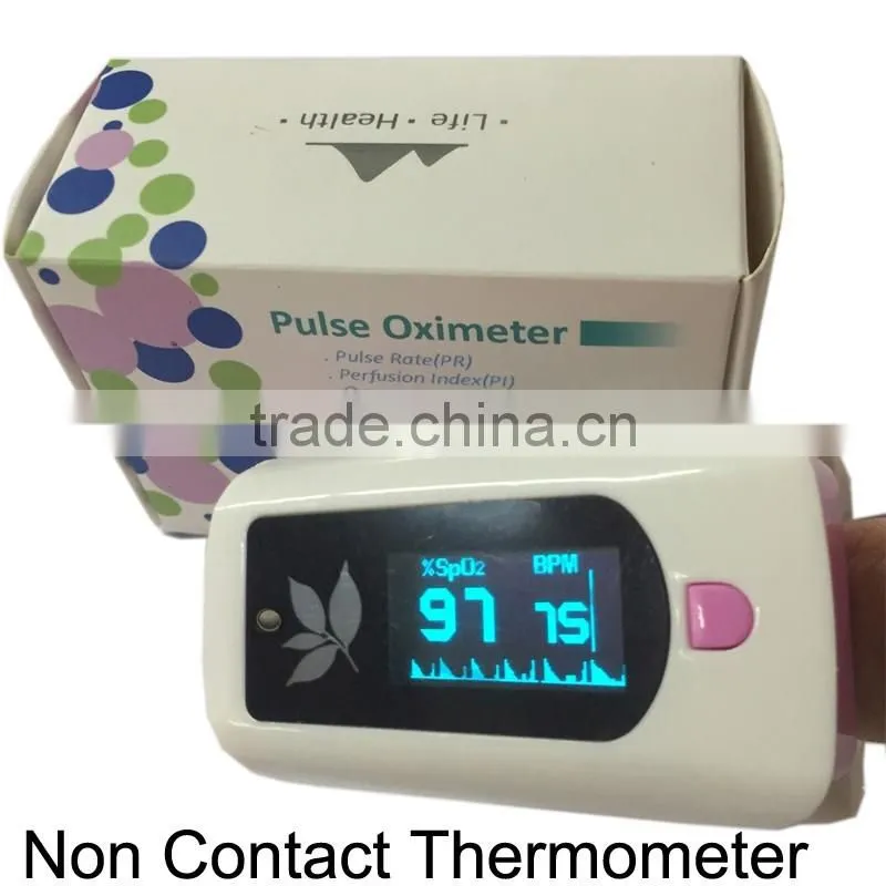 Easy Use Baby Thermometer Health Tracker Pulse Oximeter With Temperature