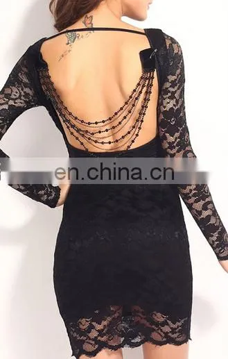 wild style sexy backless dress