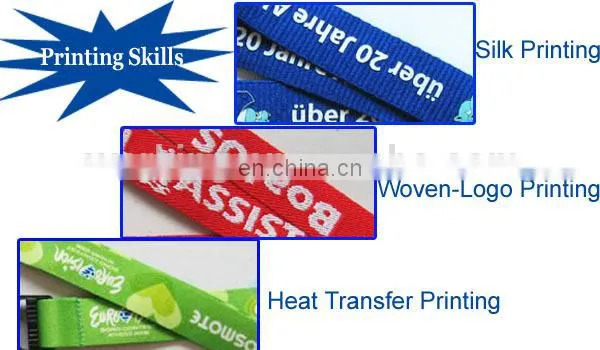 wholesale fluorescent in the dark lanyard for exhibition souvenior gifts