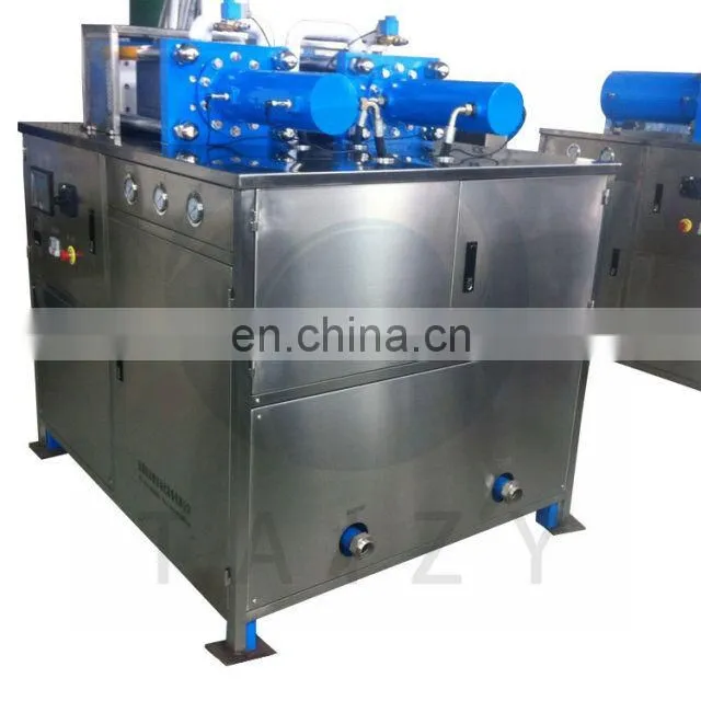 Industrial dry ice cube pellets making machine