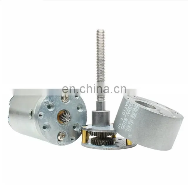 ChiHai Motor CHR-GM37-3448K DC CHINA Metric Screw Shaft Gear Motor 24V 350rpm