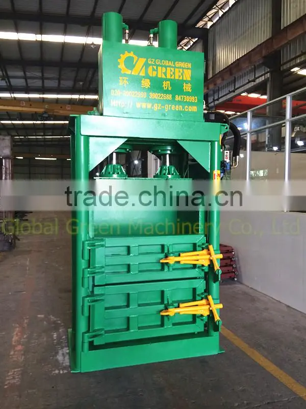 High Efficiency Hydraulic Vertical Plastic Baling Machine