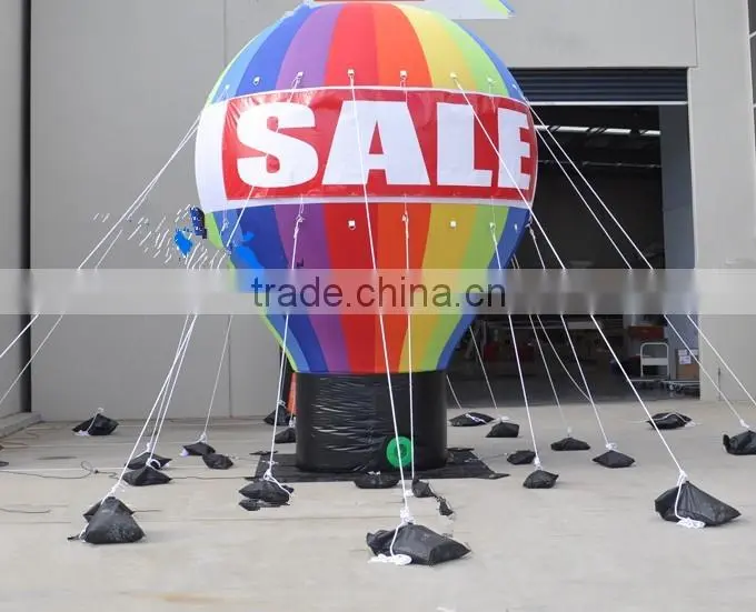 inflatable outdoor giant Advertising ground ballon / giant promotion hot selling grand opening advertising balloon