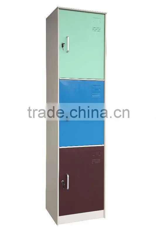 Round Featheredge Steel Cabinet KD Locker