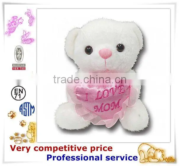 OEM Stuffed Toy,Custom Plush Toys, heart to heart bear sale