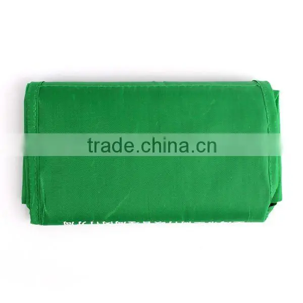 Folded to be pouch polyester shopping bag