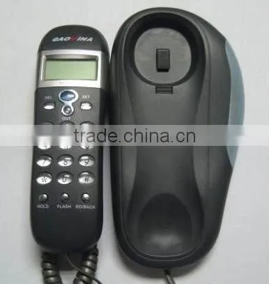 Caller ID Phone, Slim Trimline Wall Mountable Telephone
