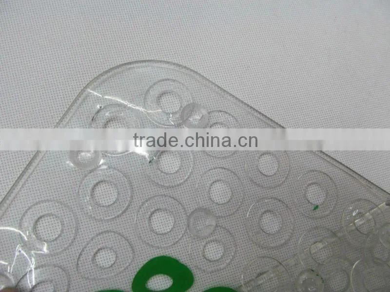 PVC Suction Cup Anti Slip Shower Bathroom mat