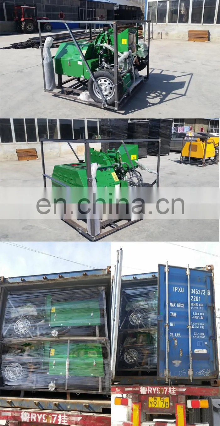 Hydraulic feed PTO wood chipper shredder BX92R for 80HP tractor