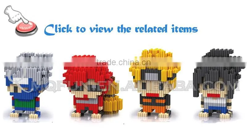 Mini Qute SC Kawaii American cartoon Pororo duck penguin diamond block plastic building block boys educational toy