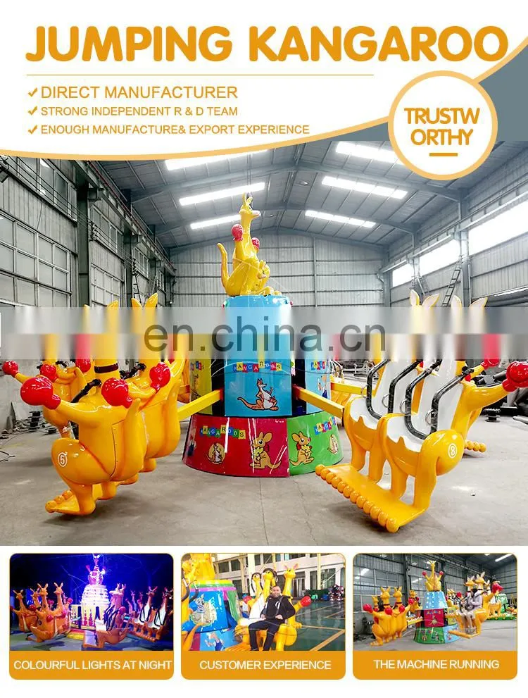 Kids and adult park equipment rides amusement entertainment kangaroo jumping for sale