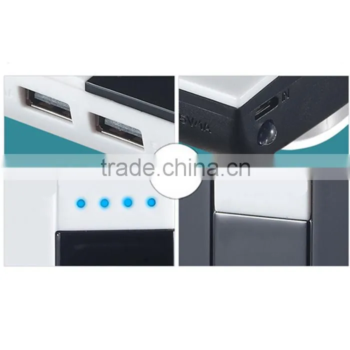2015 Piano shape high quality 15000mah power bank with ledlighting