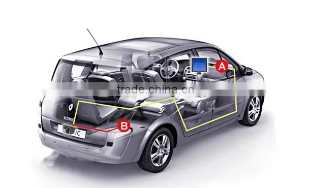16MM Plug-in car camera for car reversing aid system