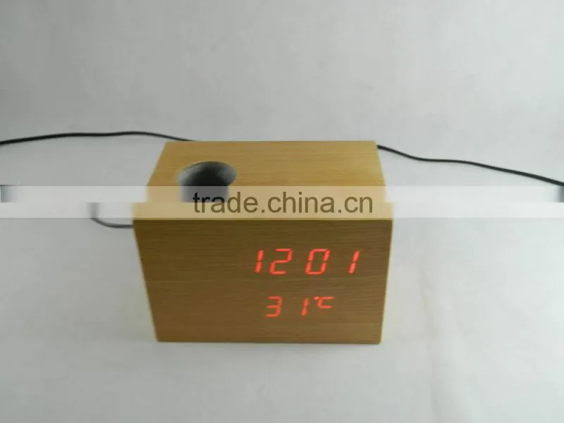High Quality LED Digital Voice Control Desk LED Alarm Clock