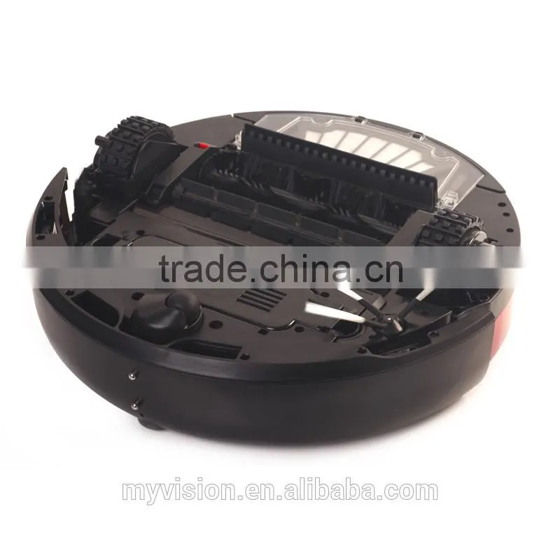 Outdoor vacuum cleaner with vacuum cleaner motor and road sweeper brushes