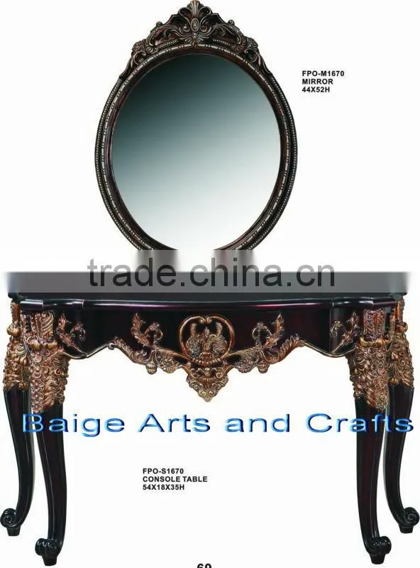 Latest Long Fancy Console Table with Mirror s-1670